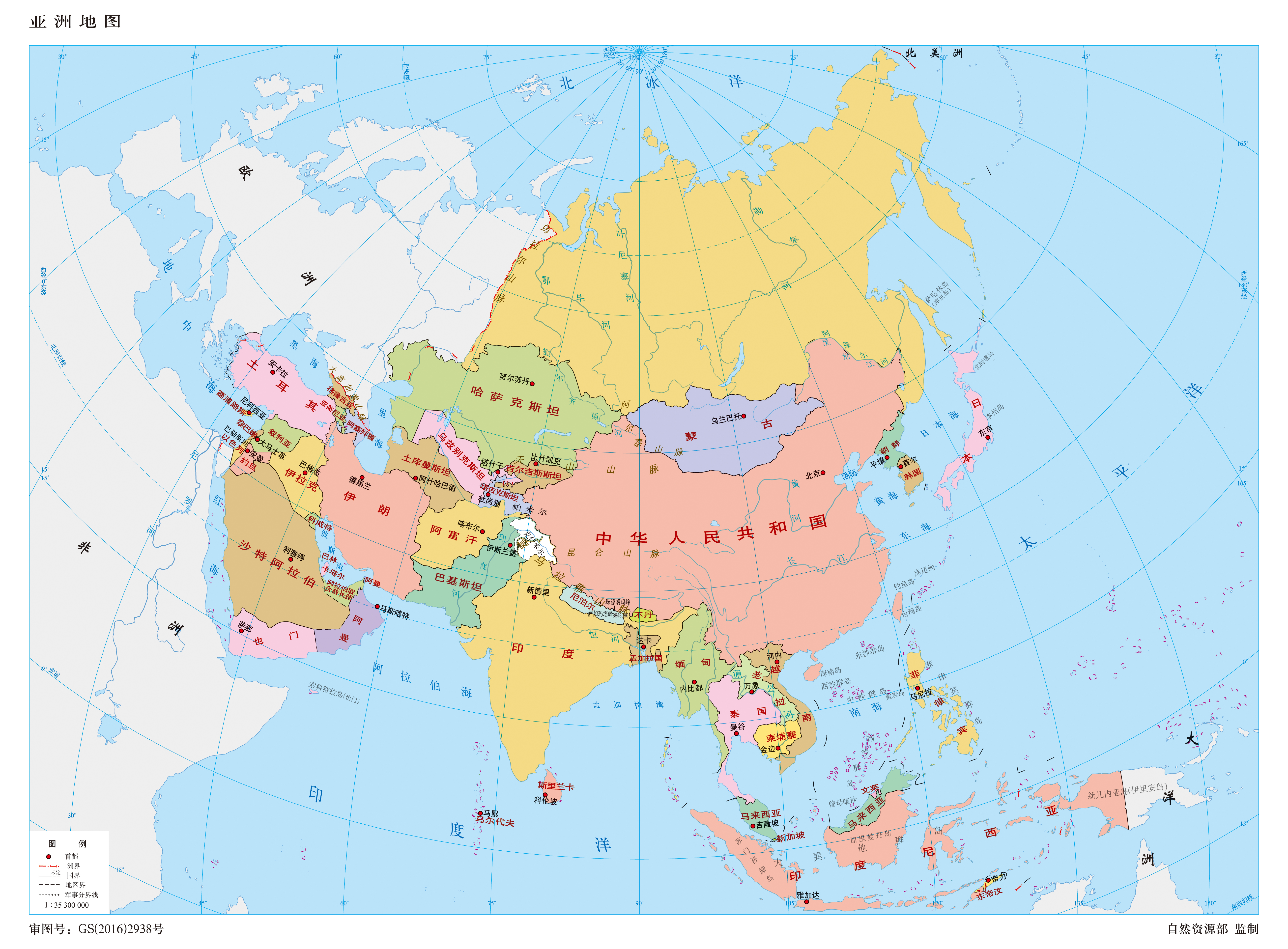 亞太地圖 亞洲地形圖 東南亞地圖高清大圖可放大-地圖大全-圖片大全